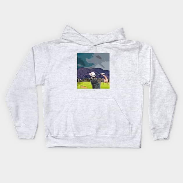 golf Kids Hoodie by Big Mac